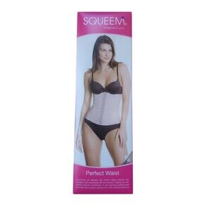 Squeem Compression Shapewear Women's Extra Large Style 26PW Perfect Waist Beige